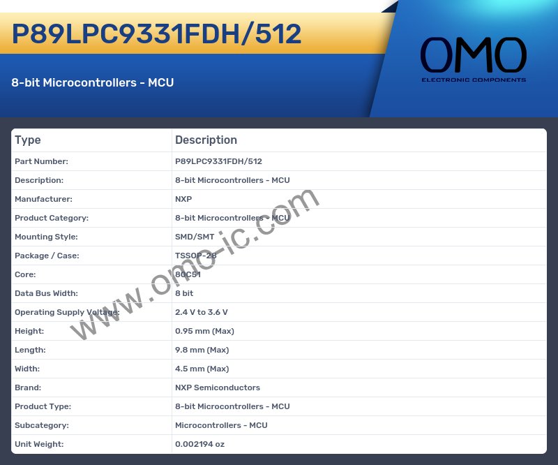 P89LPC9331FDH/512