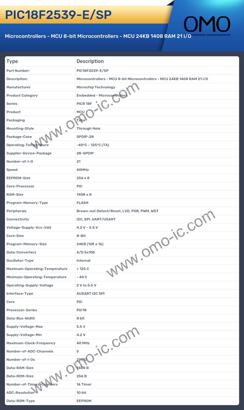 PIC18F2539-E/SP