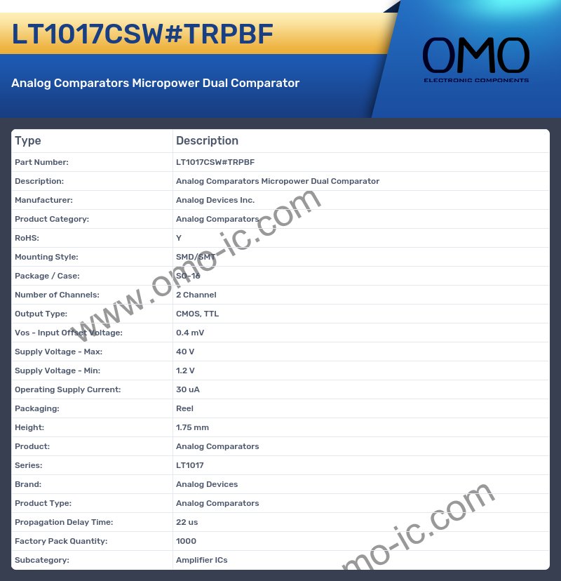 LT1017CSW#TRPBF