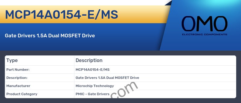 MCP14A0154-E/MS