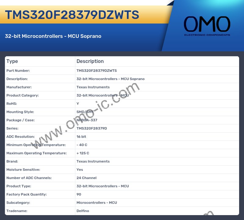 TMS320F28379DZWTS