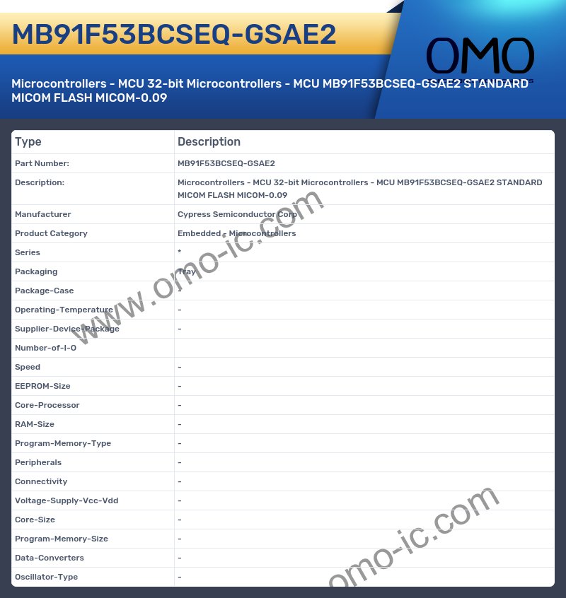 MB91F53BCSEQ-GSAE2