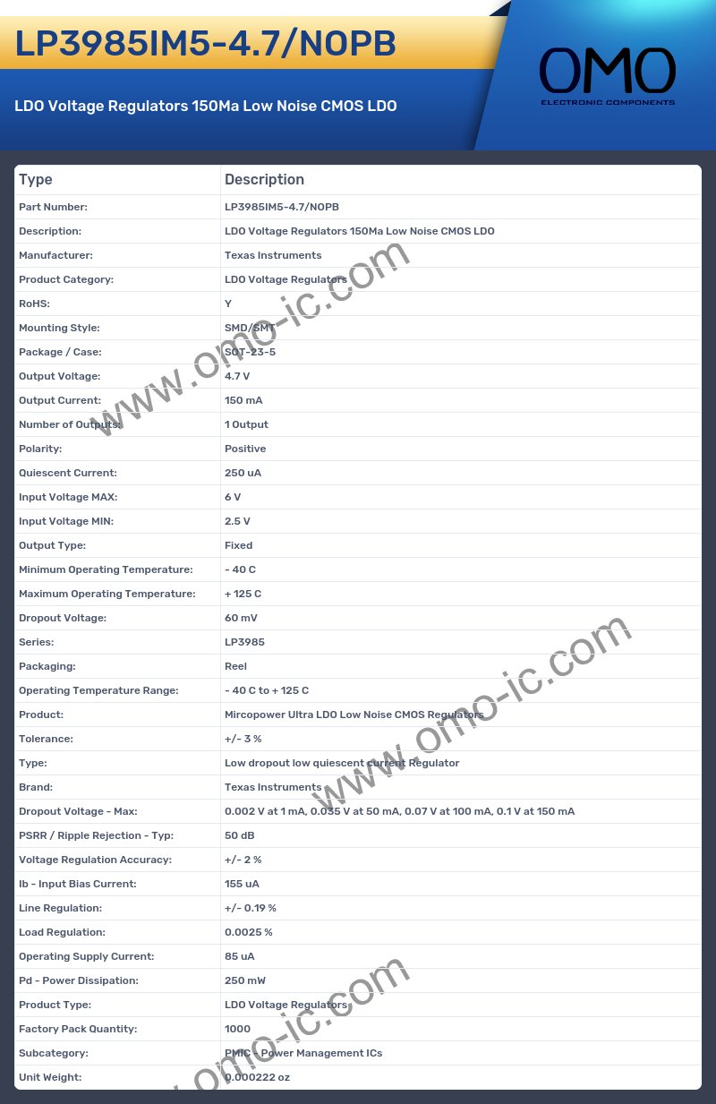 LP3985IM5-4.7/NOPB