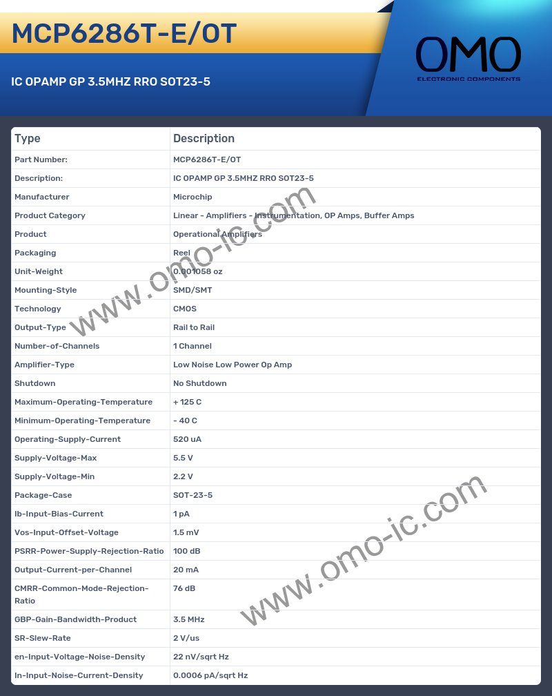 MCP6286T-E/OT
