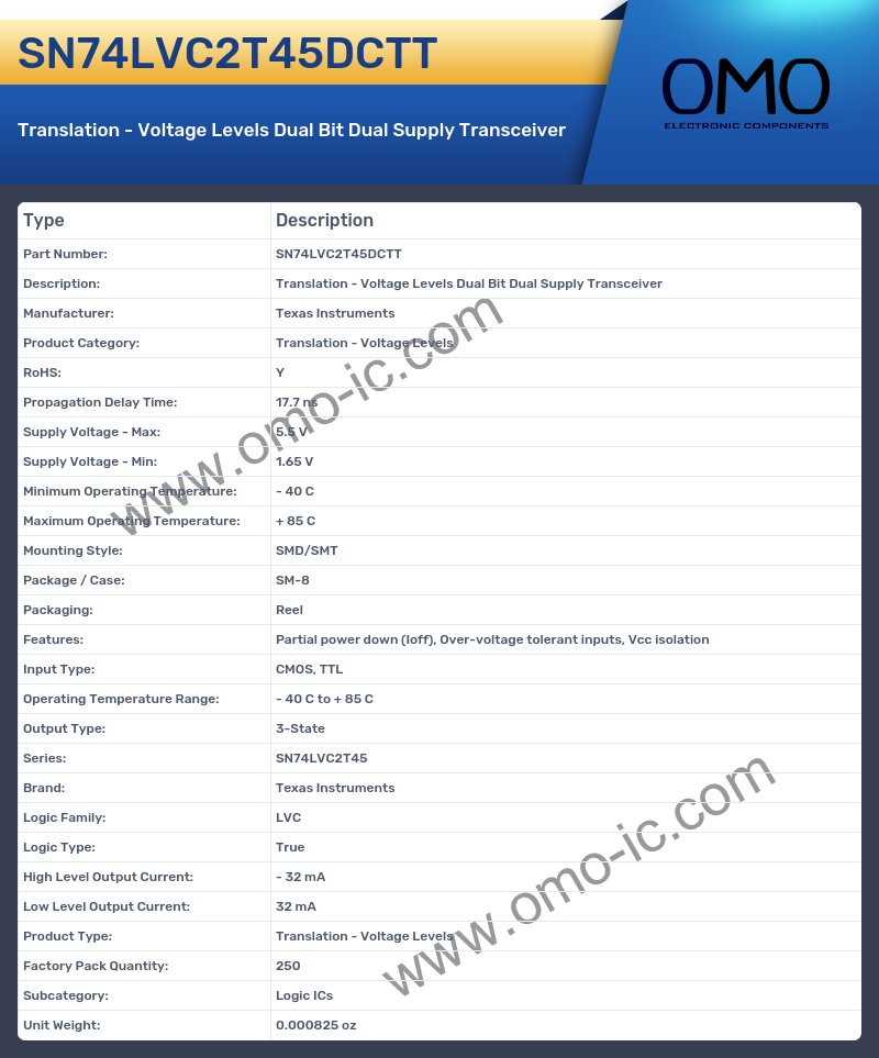 SN74LVC2T45DCTT