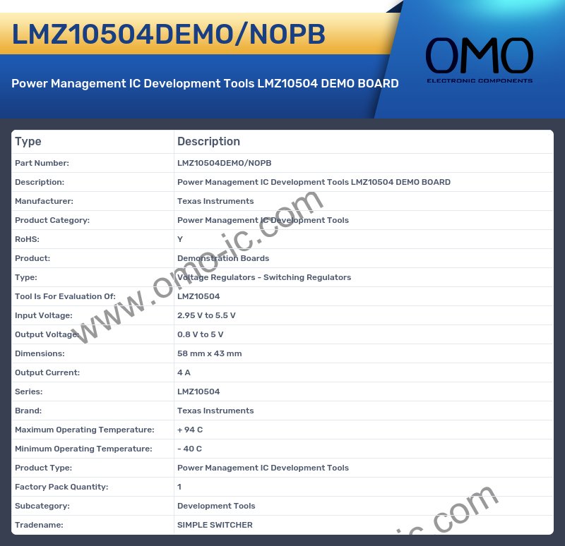 LMZ10504DEMO/NOPB