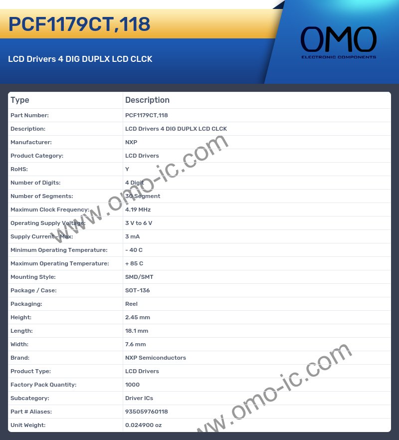 PCF1179CT,118