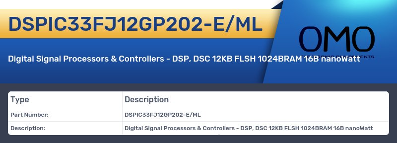 DSPIC33FJ12GP202-E/ML