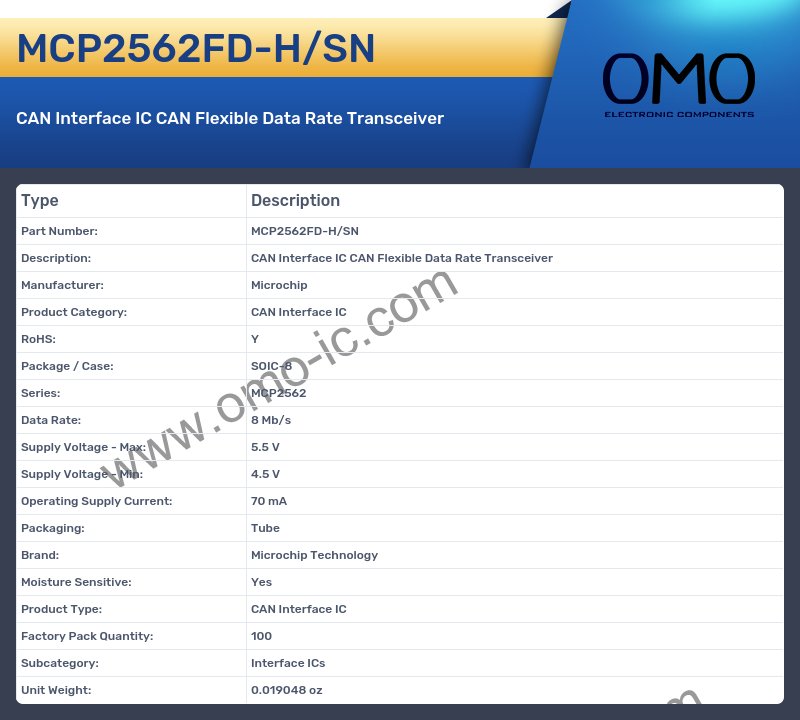 MCP2562FD-H/SN