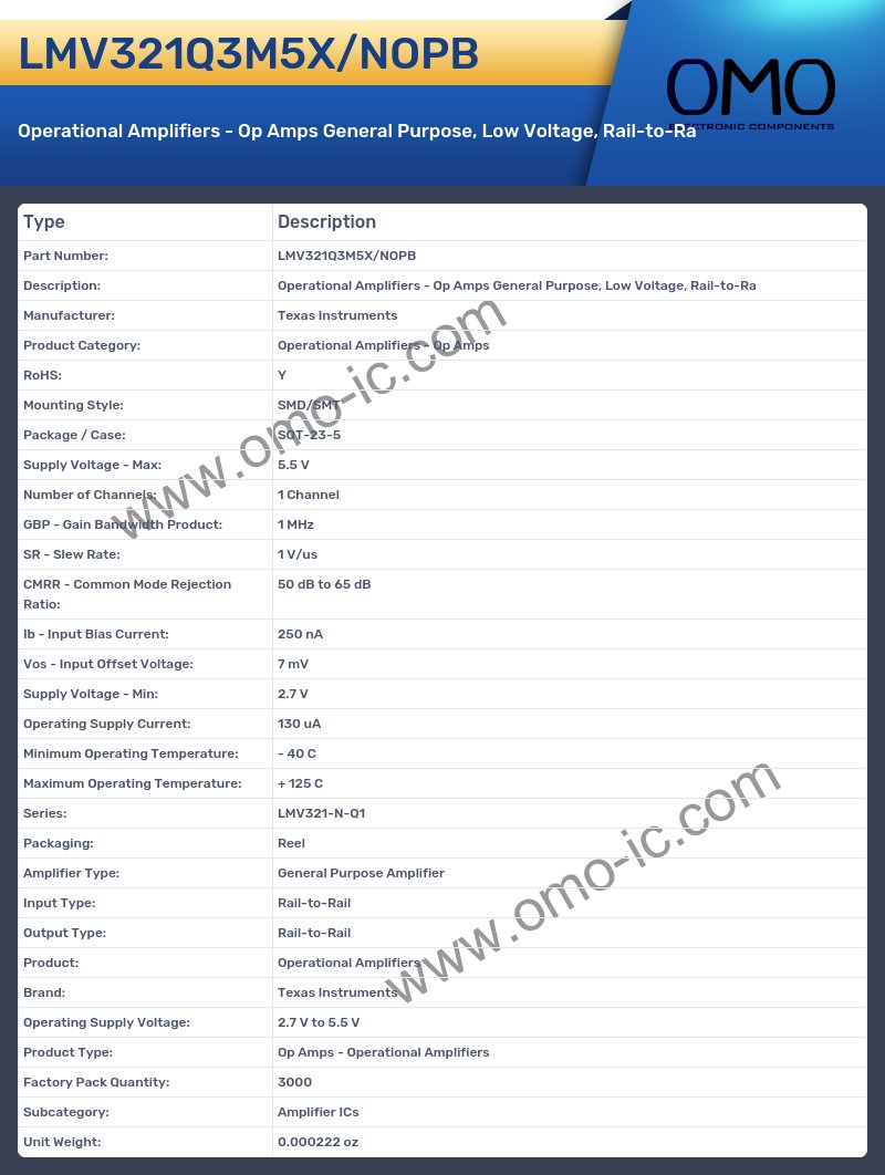 LMV321Q3M5X/NOPB