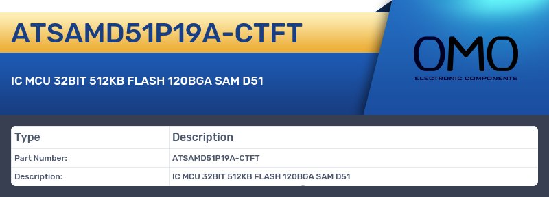 ATSAMD51P19A-CTFT
