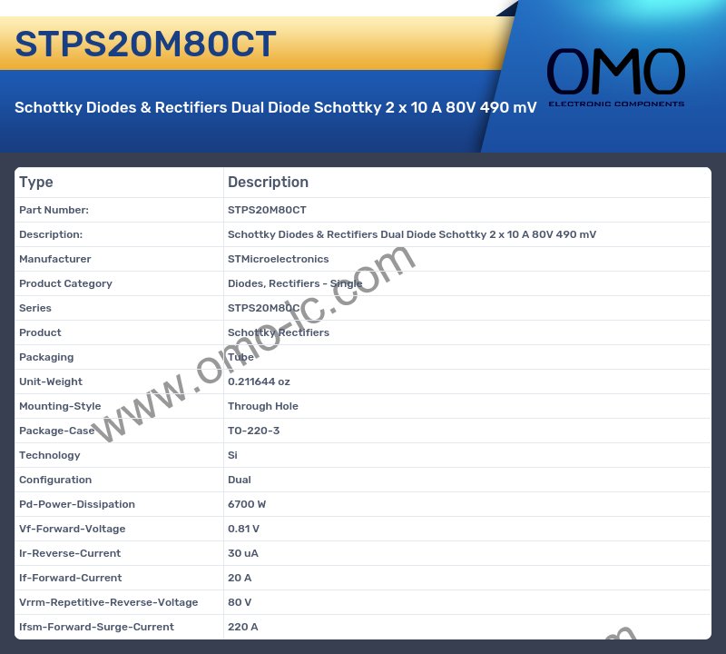 STPS20M80CT