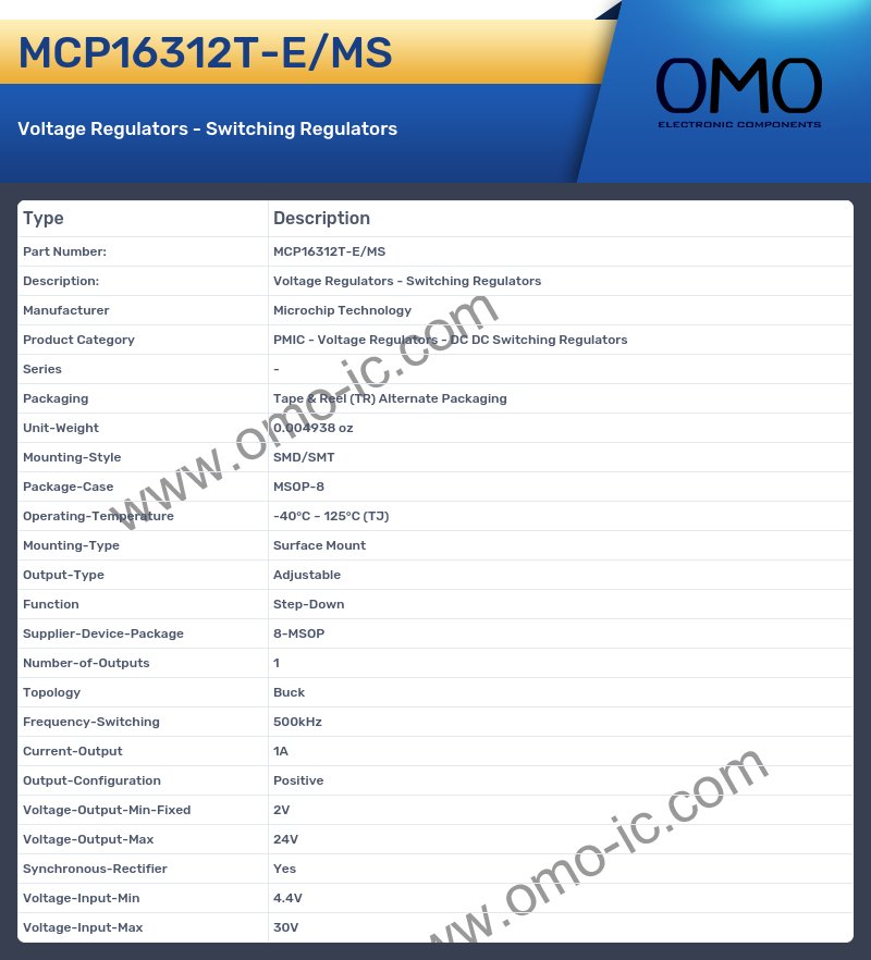 MCP16312T-E/MS
