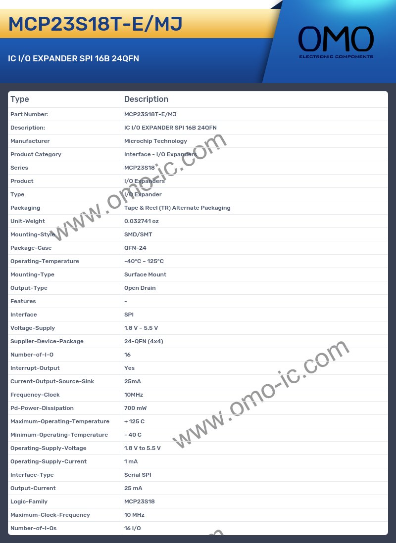 MCP23S18T-E/MJ