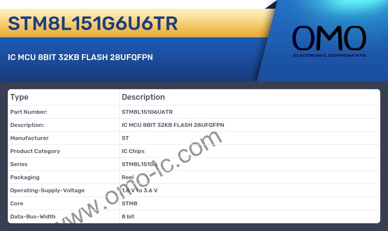 STM8L151G6U6TR