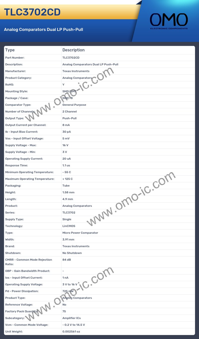 TLC3702CD