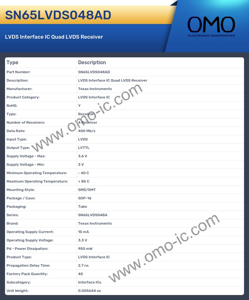 SN65LVDS048AD