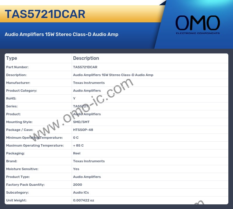 TAS5721DCAR