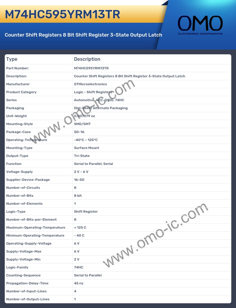 M74HC595YRM13TR
