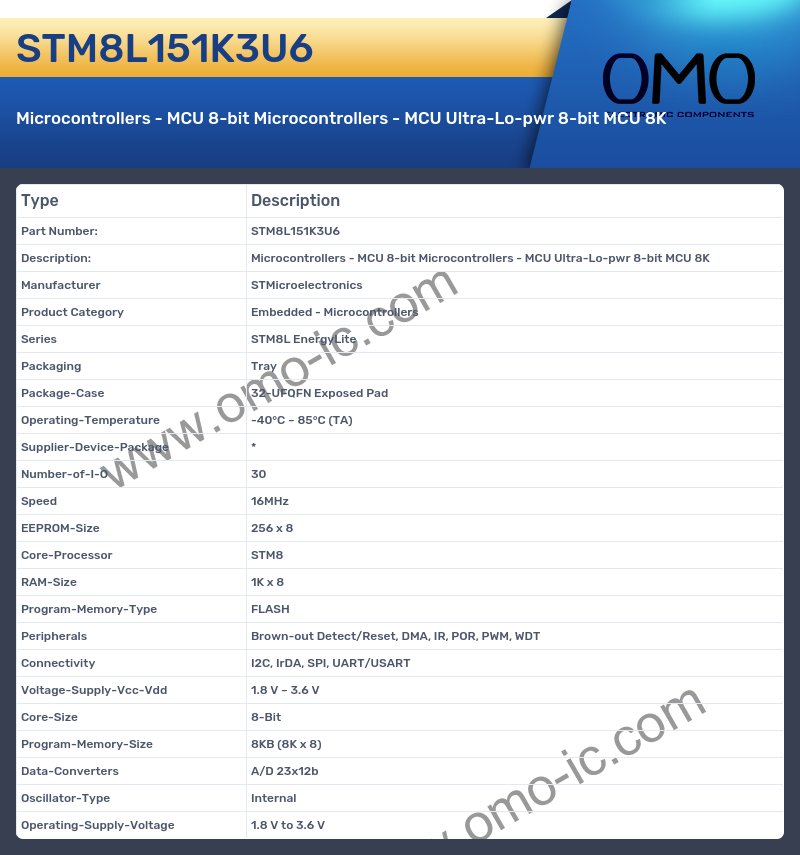 STM8L151K3U6