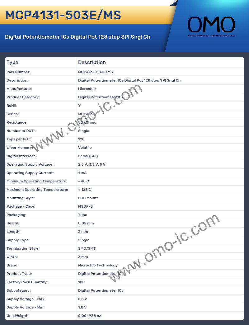 MCP4131-503E/MS