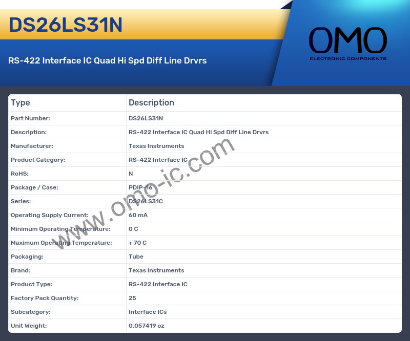 DS26LS31N