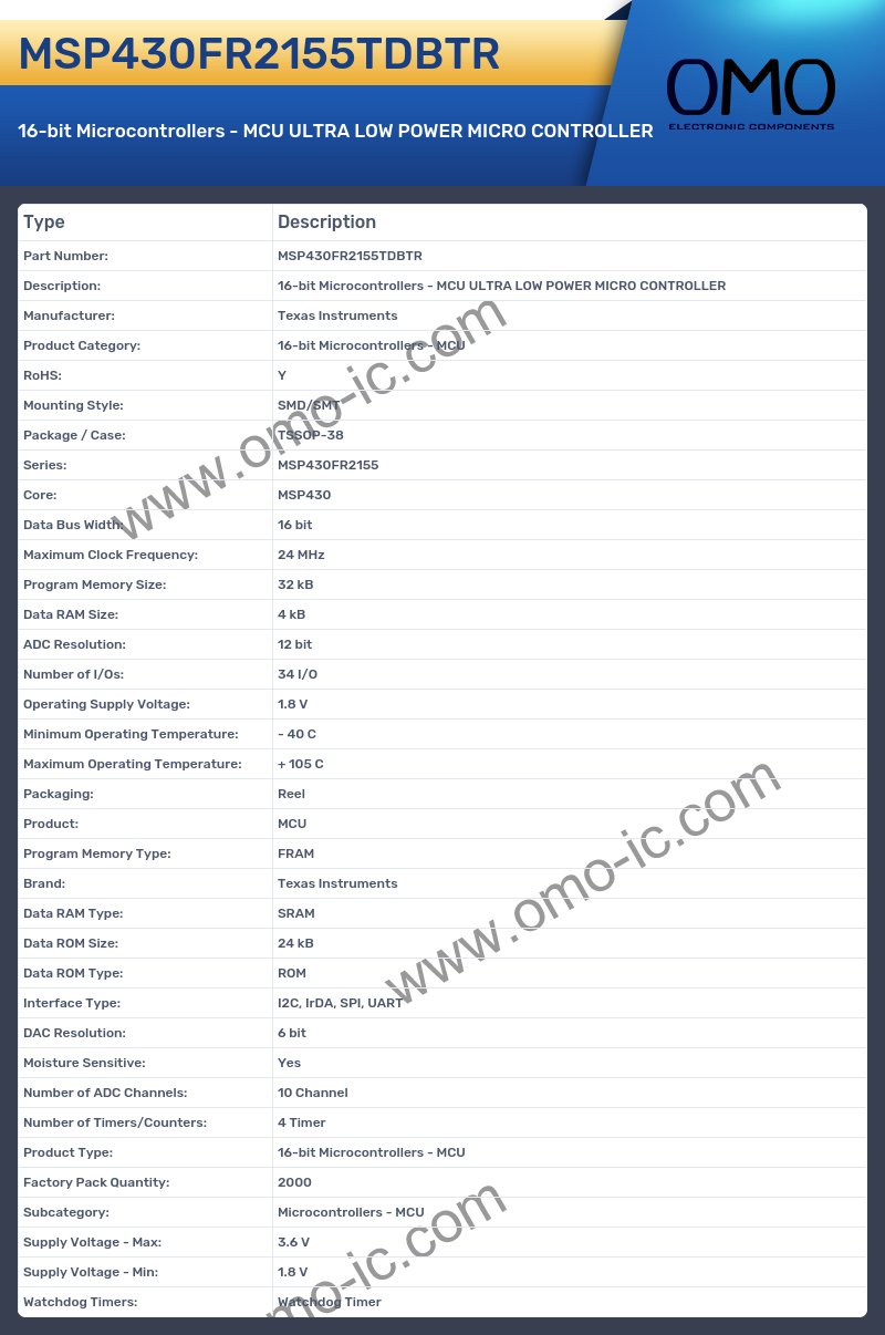 MSP430FR2155TDBTR