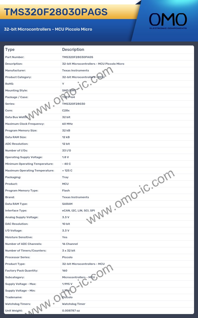 TMS320F28030PAGS