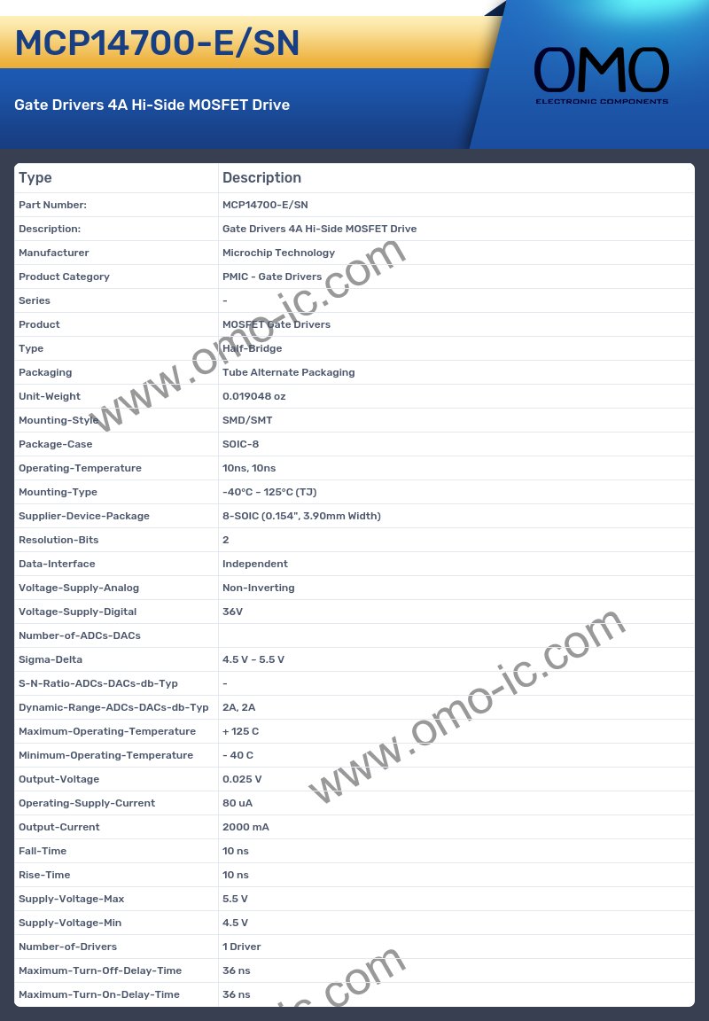 MCP14700-E/SN