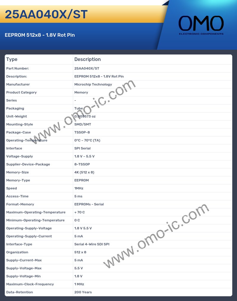 25AA040X/ST