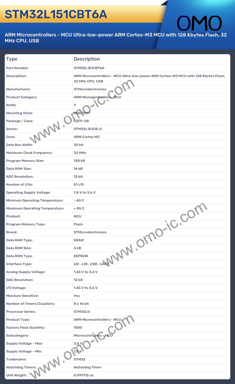 STM32L151CBT6A