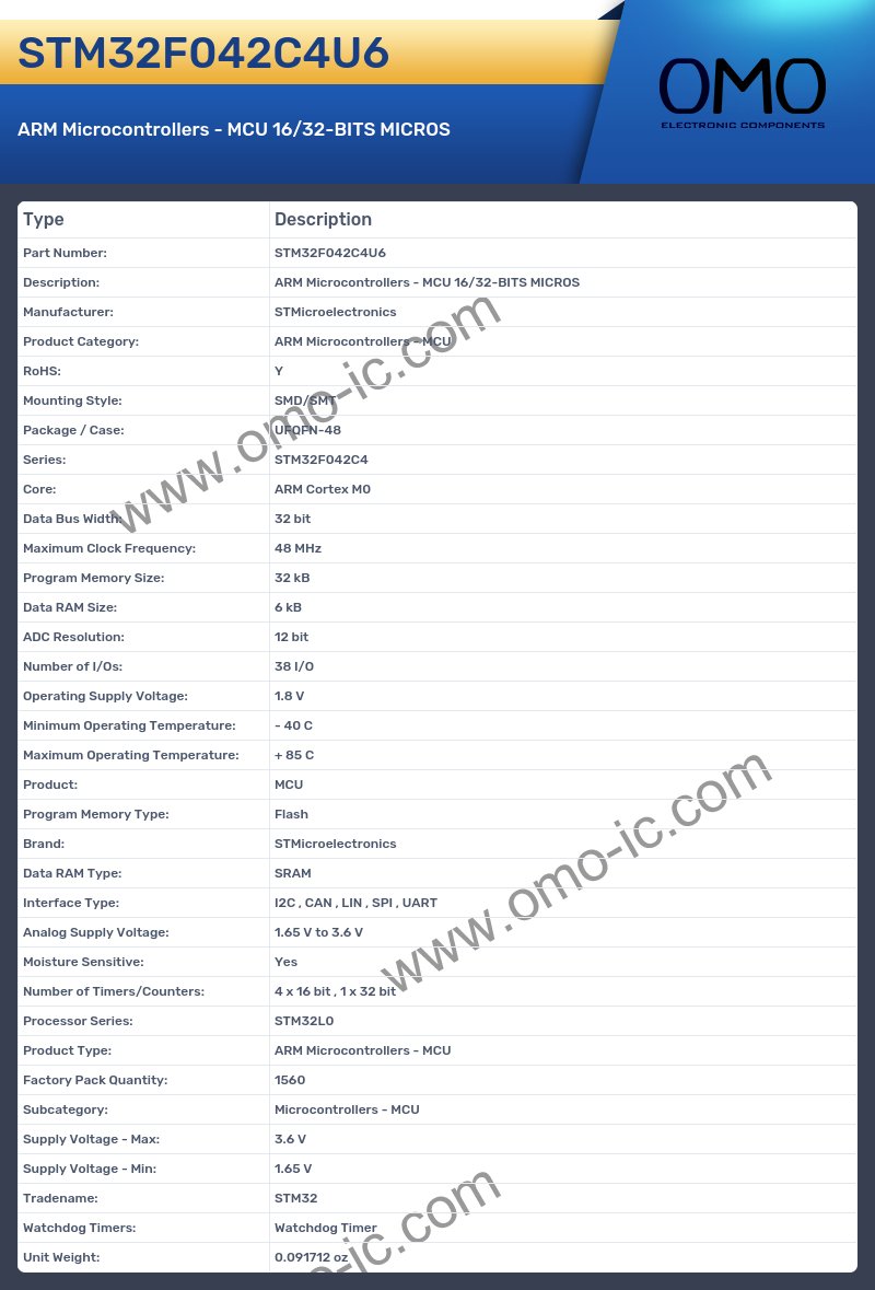 STM32F042C4U6