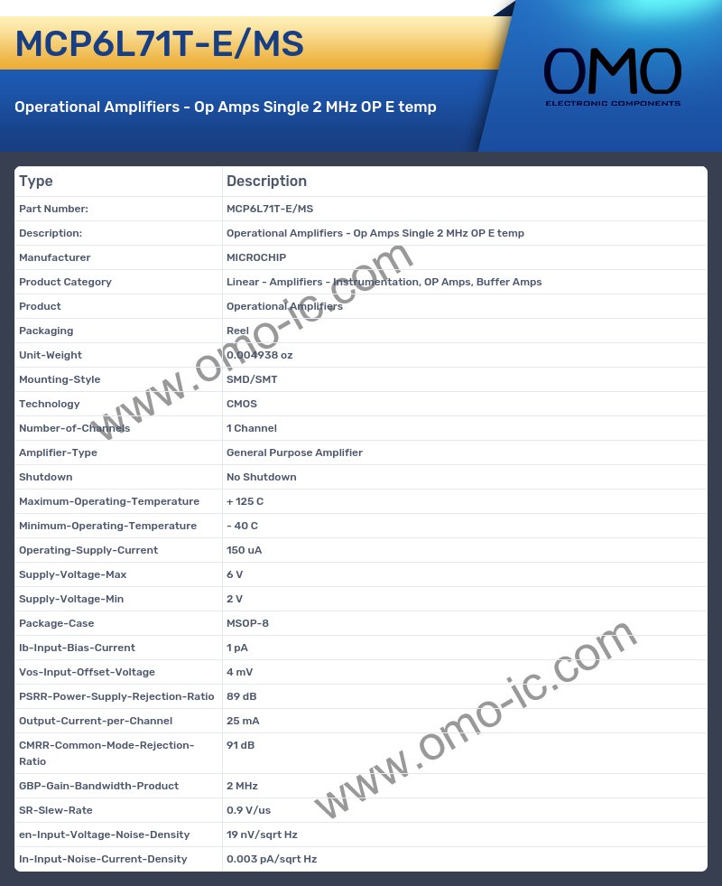 MCP6L71T-E/MS