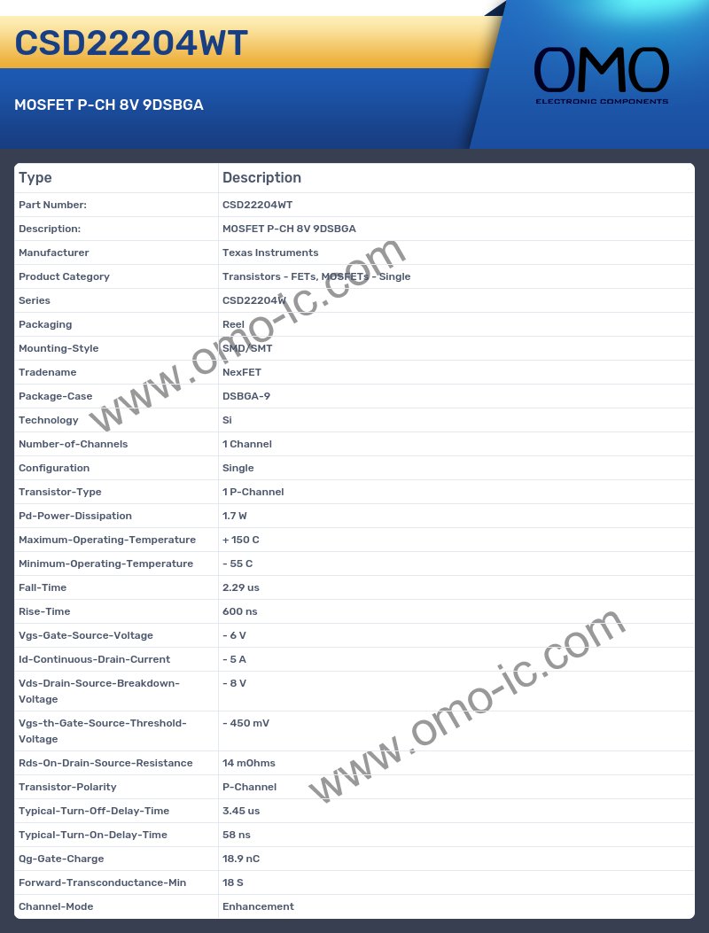 CSD22204WT