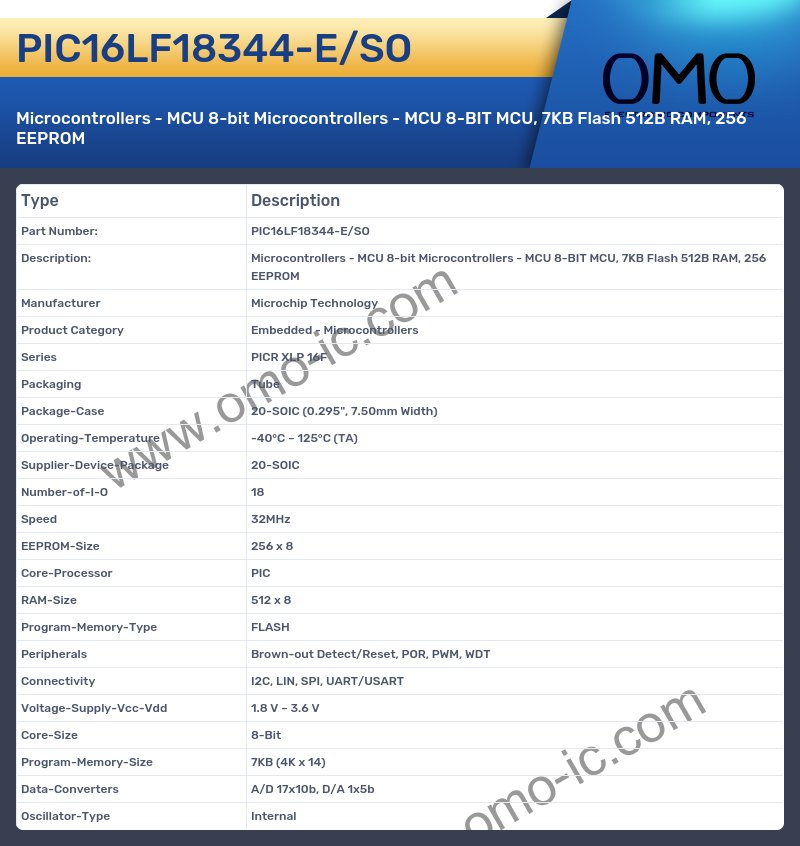 PIC16LF18344-E/SO