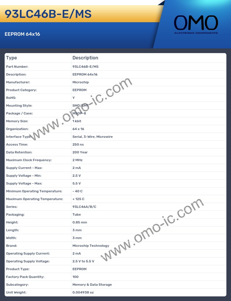 93LC46B-E/MS