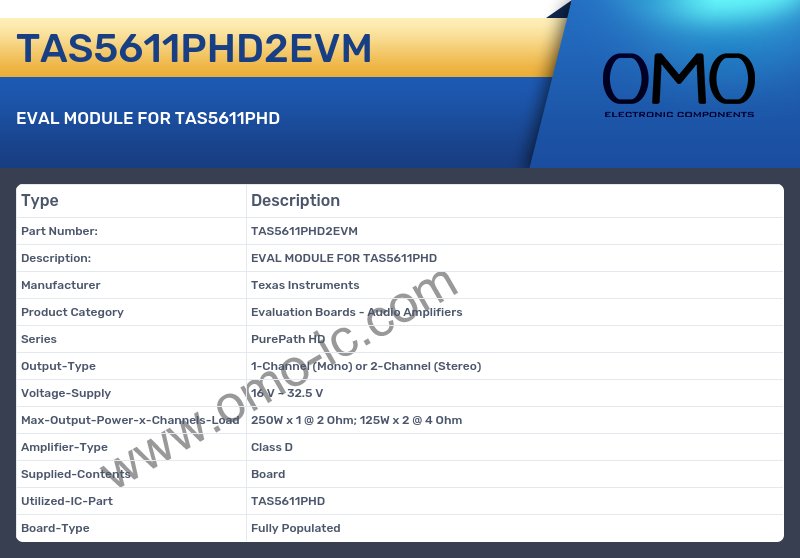 TAS5611PHD2EVM