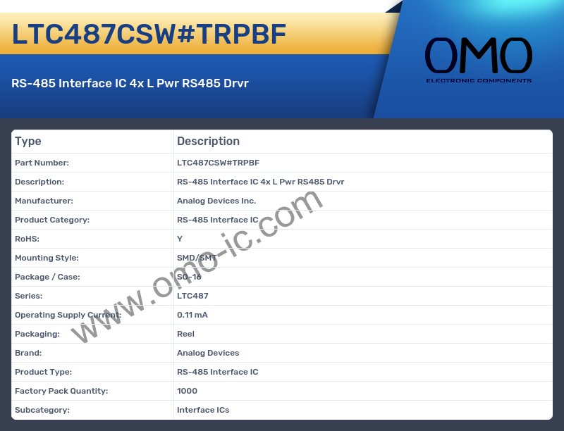 LTC487CSW#TRPBF