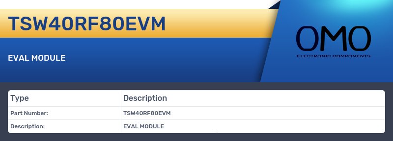 TSW40RF80EVM