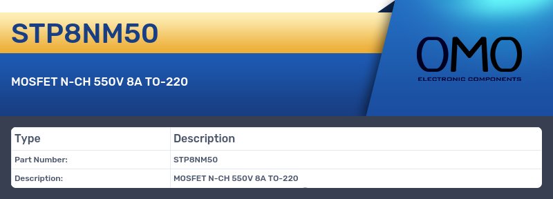 STP8NM50