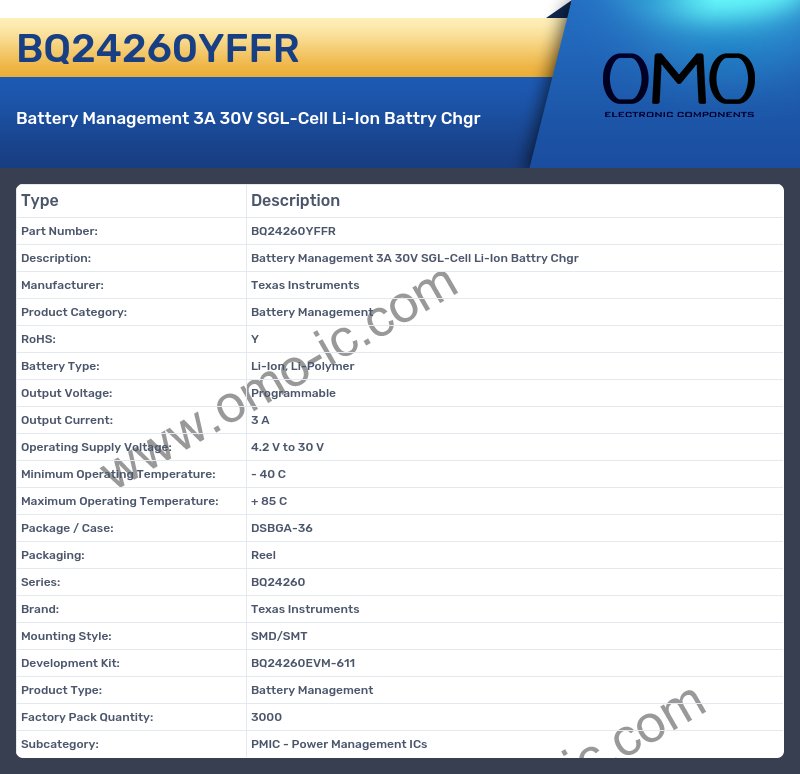 BQ24260YFFR