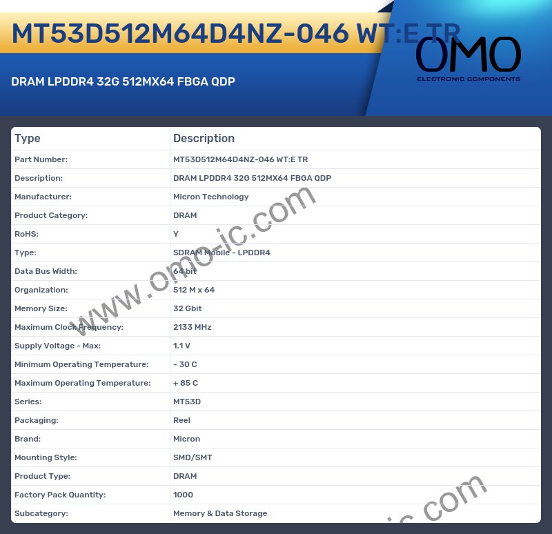 MT53D512M64D4NZ-046 WT:E TR