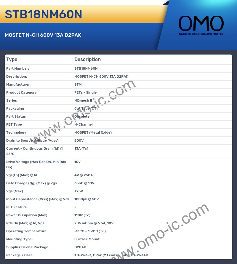 STB18NM60N