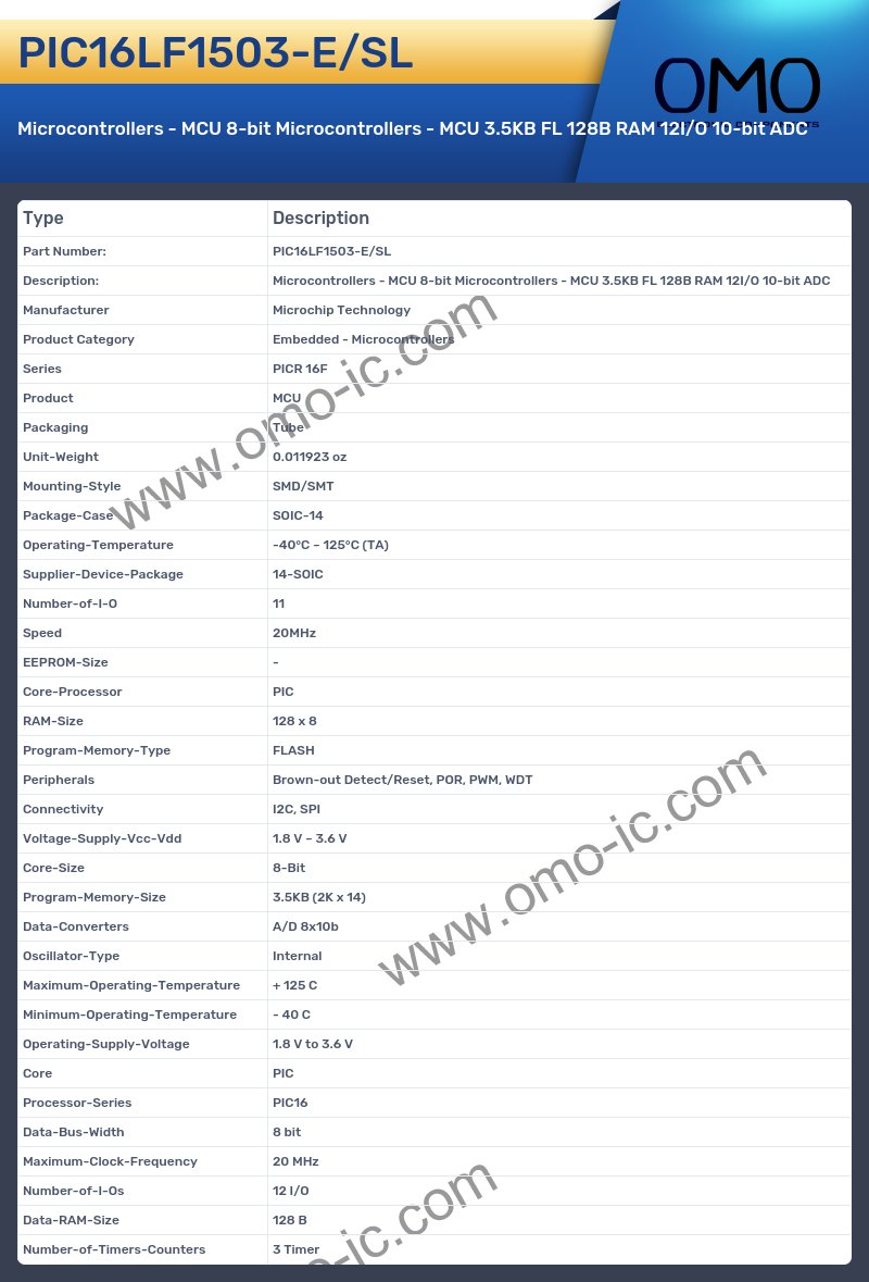 PIC16LF1503-E/SL