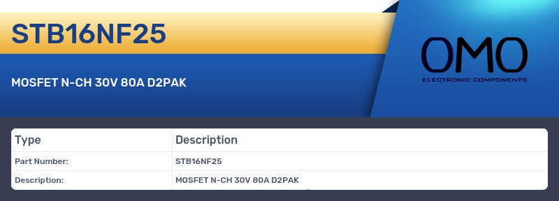 STB16NF25
