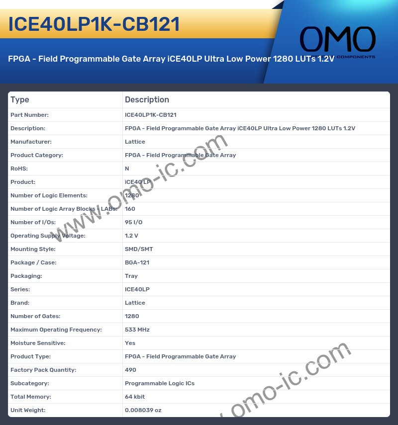 ICE40LP1K-CB121