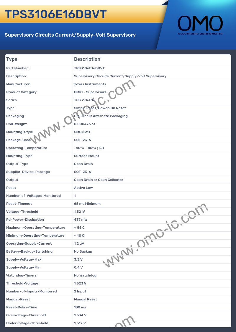 TPS3106E16DBVT