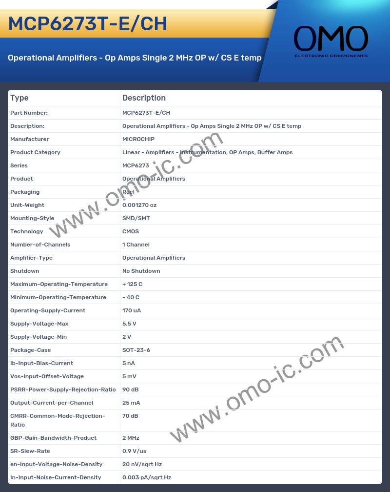 MCP6273T-E/CH