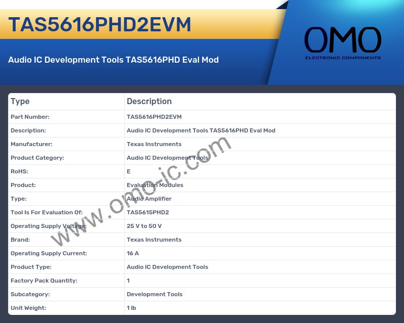 TAS5616PHD2EVM