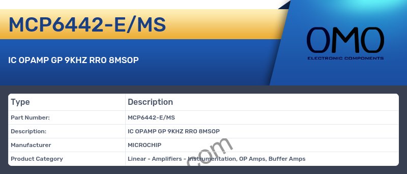 MCP6442-E/MS